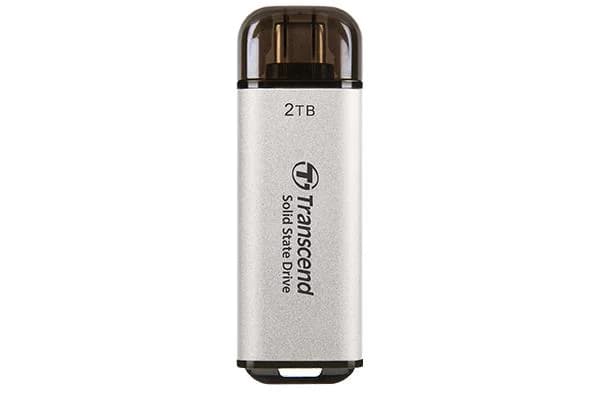 External SSD|TRANSCEND|ESD300|2TB|USB-C|Write speed 950 MBytes/sec|Read speed 1500 MBytes/sec|TS2TESD300S - Image 1