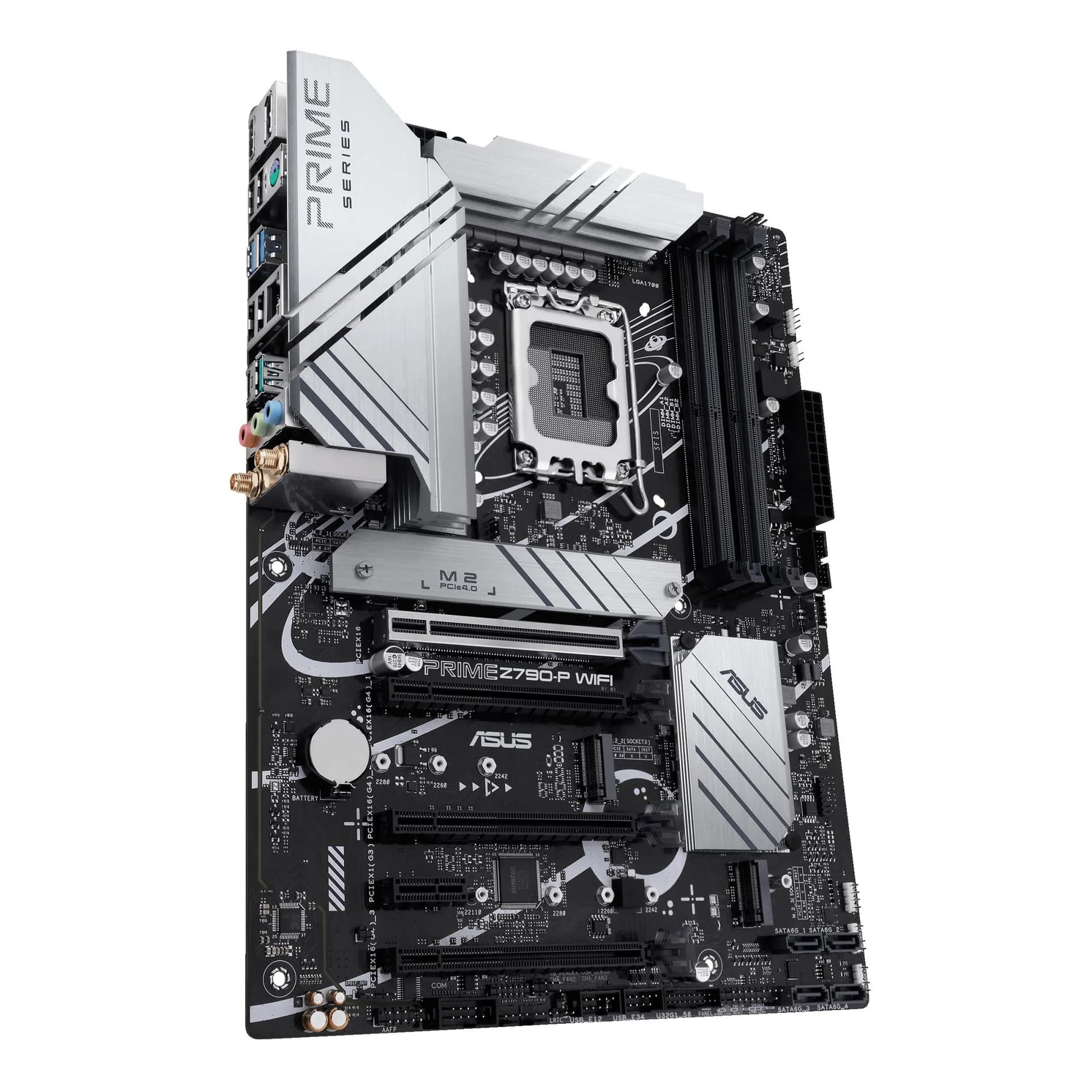 Mainboard|ASUS|Intel Z790|LGA1700|ATX|Memory DDR5|Memory slots 4|1xPCI-Express 3.0 1x|3xPCI-Express 4.0 16x|1xPCI-Express 5.0 16x|3xM.2|1xHDMI|1xDisplayPort|4xUSB 2.0|3xUSB 3.2|1xUSB-C|1xPS/2|1xRJ45|3xAudio port|PRIMEZ790-PWIFI - Image 3