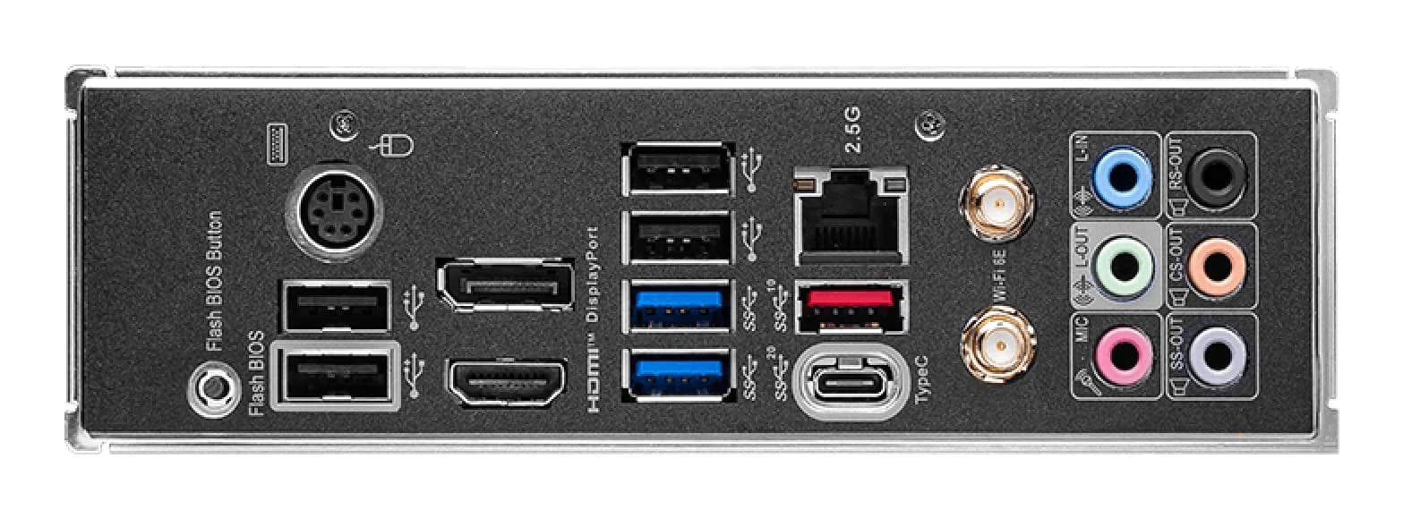 Mainboard|MSI|Intel Z790|LGA1700|ATX|Memory DDR5|Memory slots 4|1xPCI-Express 1x|3xPCI-Express 16x|4xM.2|1xHDMI|1xDisplayPort|4xUSB 2.0|3xUSB 3.2|1xUSB-C|1xPS/2|6xAudio port|Z790GAMINGPLUSWIFI - Image 5