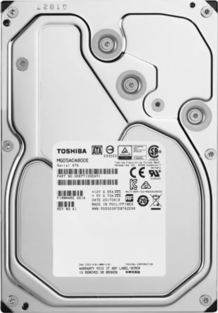 HDD TOSHIBA MG10 Series MG10AFA22TE 22TB SATA 3.0 512 MB 7200 rpm 3,5" MG10AFA22TE - Image 3