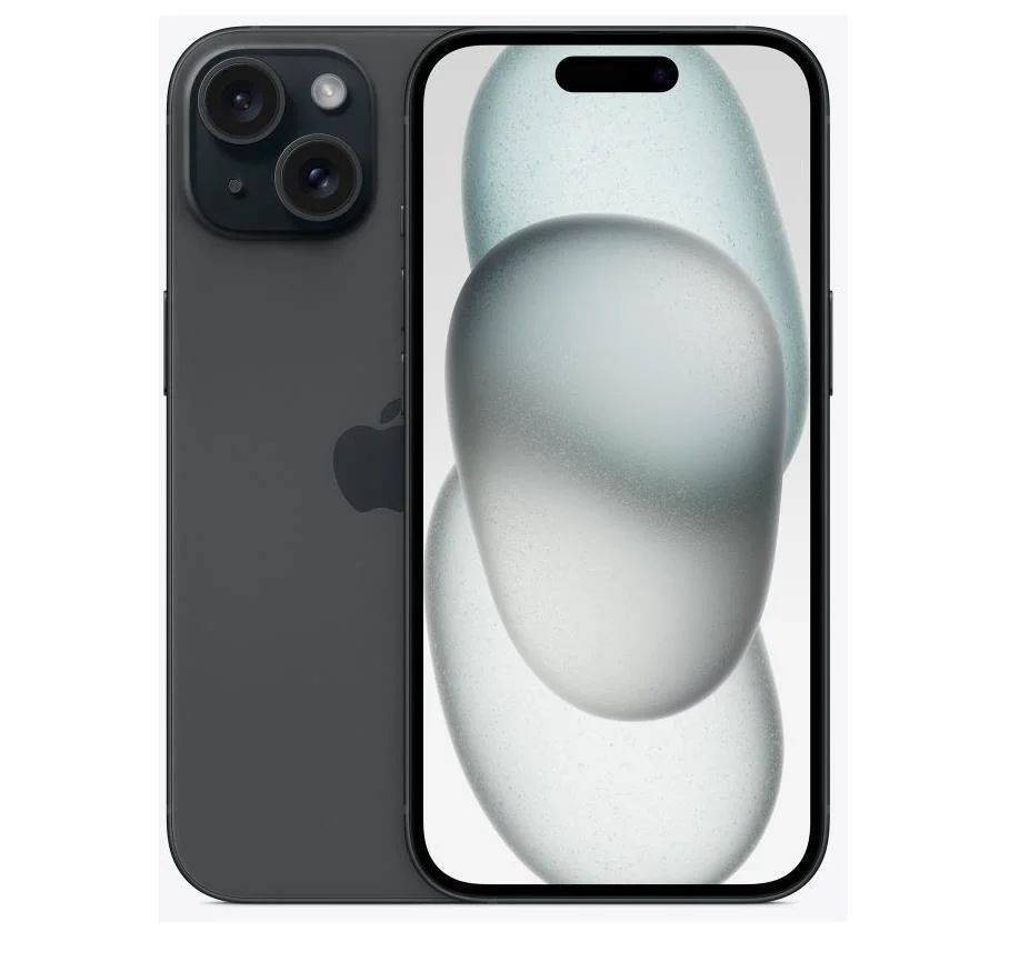 MOBILE PHONE IPHONE 15/128GB BLACK MTP03SX/A APPLE - Image 1
