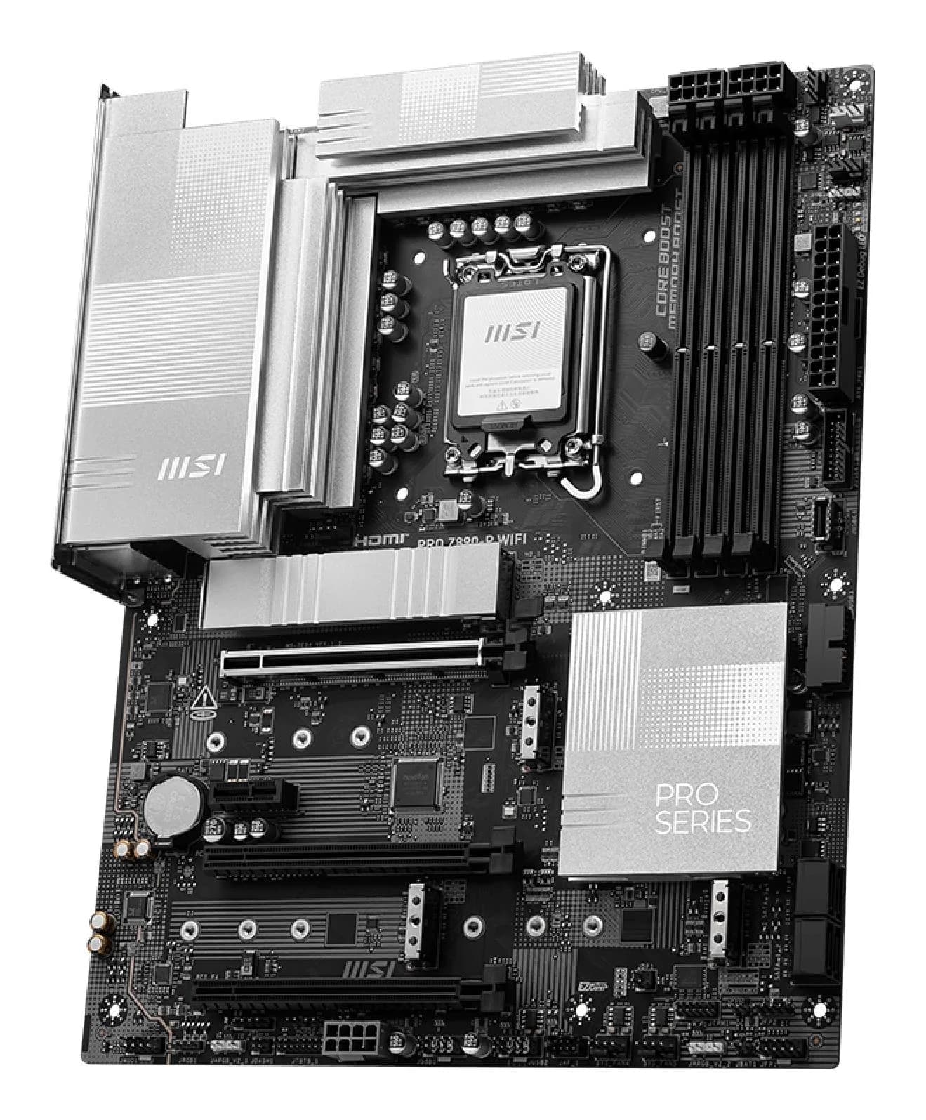 Mainboard|MSI|Intel Z890|LGA1851|ATX|Memory DDR5|Memory slots 4|1xPCI-Express 4.0 1x|2xPCI-Express 4.0 4x	|1xPCI-Express 5.0 16x|4xM.2|1xHDMI|1xDisplayPort|4xUSB 2.0|3xUSB 3.2|1xUSB-C|1xUSB-C w/Thunderbolt|1xPS/2|1xRJ45|3xAudio port|PROZ890-PWIFI - Image 4