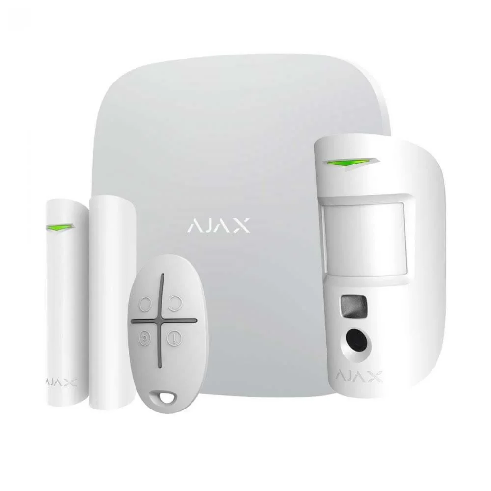ALARM SECURITY STARTERKIT CAM/PLUS WHITE 38174 AJAX - Image 1