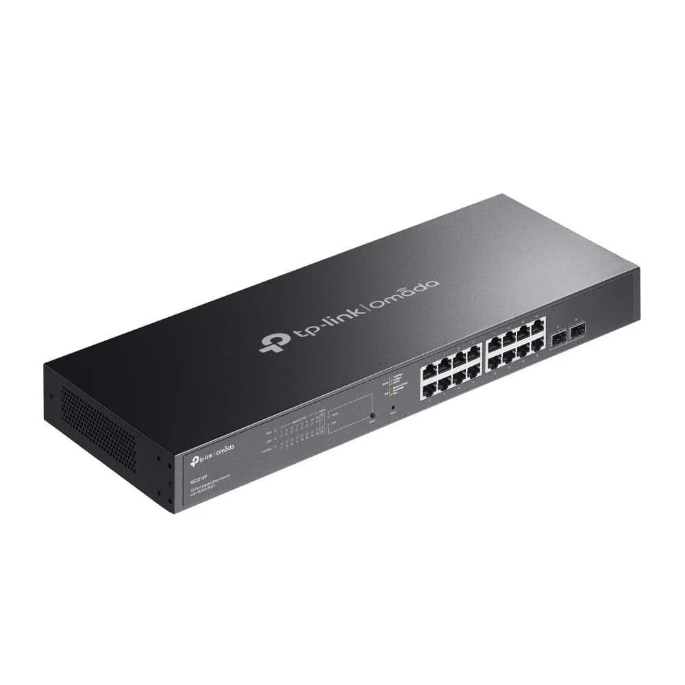 Switch TP-LINK Omada SG2218P Desktop/pedestal 16x10Base-T / 100Base-TX / 1000Base-T 2xSFP PoE+ ports 16 150 Watts SG2218P - Image 4