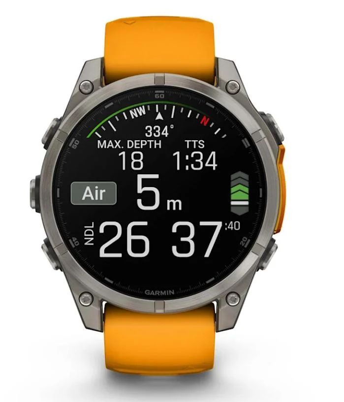 SMARTWATCH FENIX 8 SAPPHIRE/ORANGE 010-02904-11 GARMIN - Image 3