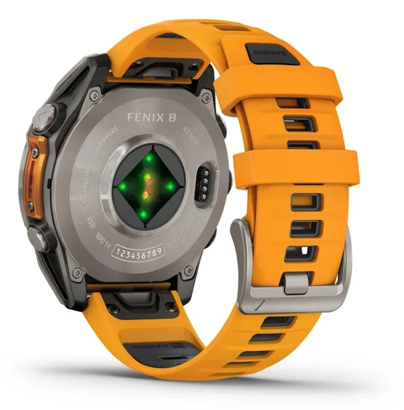 SMARTWATCH FENIX 8 SAPPHIRE/ORANGE 010-02904-11 GARMIN - Image 4