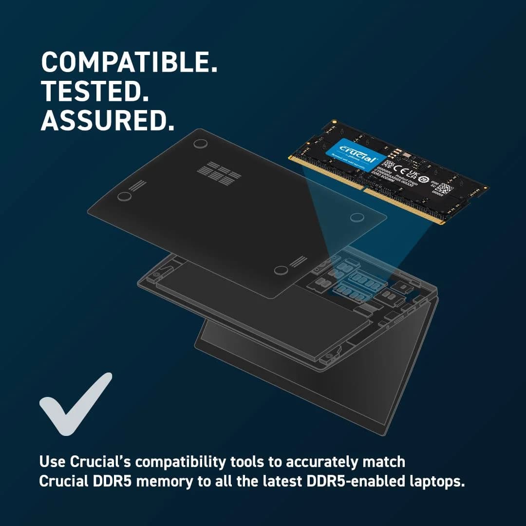 NB MEMORY 32GB DDR5-5600 SO/CT32G56C46S5 CRUCIAL - Image 5