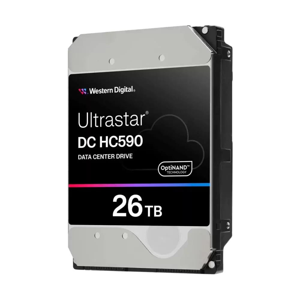 HDD|WESTERN DIGITAL ULTRASTAR|Ultrastar DC HC590|WUH722626ALE6L4 0F65672|26TB|SATA 3.0|512 MB|7200 rpm|3,5"|0F65672 - Image 1