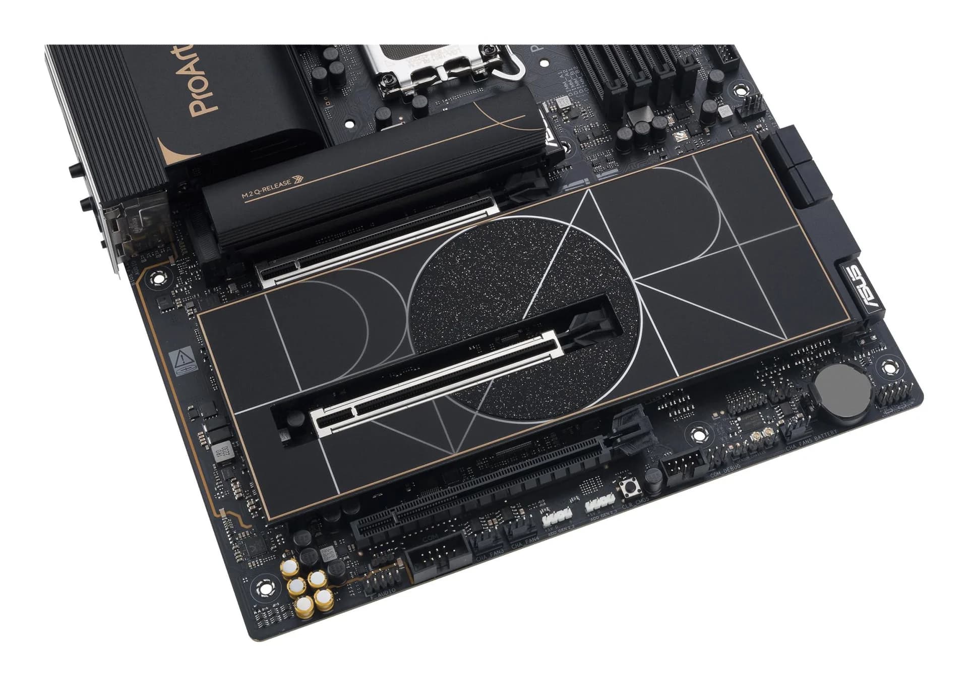 Mainboard|ASUS|Intel Z890|LGA1851|ATX|Memory DDR5|Memory slots 4|1xPCI-Express 4.0 16x|2xPCI-Express 5.0 16x|5xM.2|1xHDMI|1xDisplayPort|1xAudio-In|1xAudio-Out|1xUSB 2.0|6xUSB 3.2|3xUSB-C w/Thunderbolt|1xRJ45|PROARTZ890-CREATORWIFI - Image 12