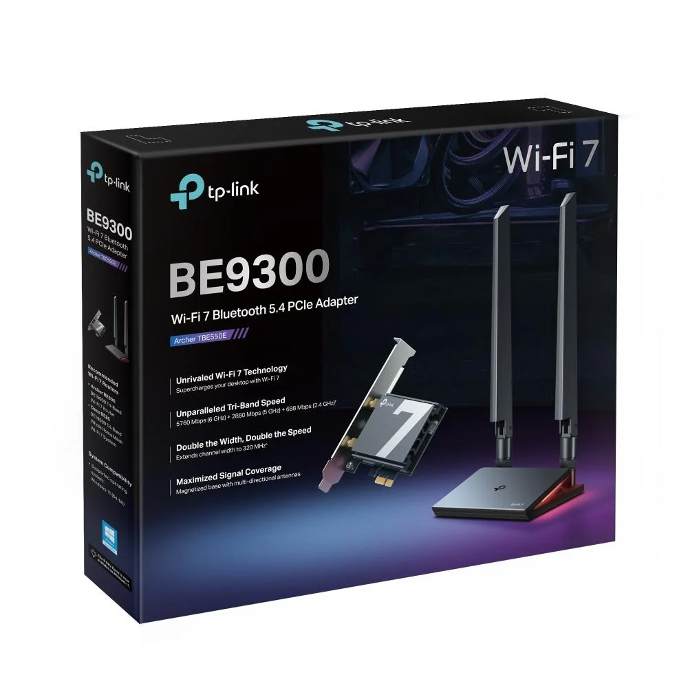WRL ADAPTER 9300MBPS WI-FI 7/ARCHER TBE550E TP-LINK - Image 4