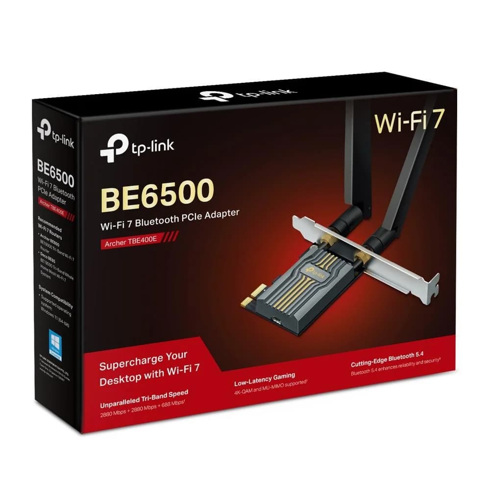 WRL ADAPTER 6500MBPS WI-FI 7/ARCHER TBE400E TP-LINK - Image 4