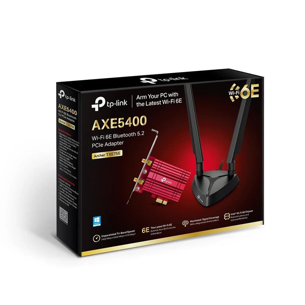 WRL ADAPTER 5400MBPS WI-FI 6E/ARCHER TXE75E TP-LINK - Image 4