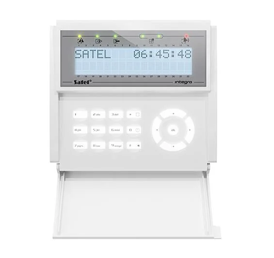 KEYPAD LCD /INTEGRA WHITE/INT-KLCD-W SATEL - Image 1