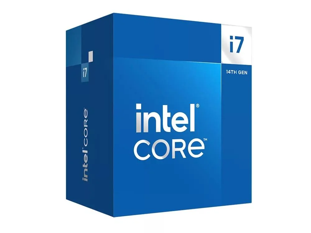 CPU INTEL Desktop Core i7 i7-14700 Raptor Lake 2100 MHz Cores 20 33MB Socket LGA1700 65 Watts GPU UHD 770 BOX BX8071514700SRN40 - Image 1