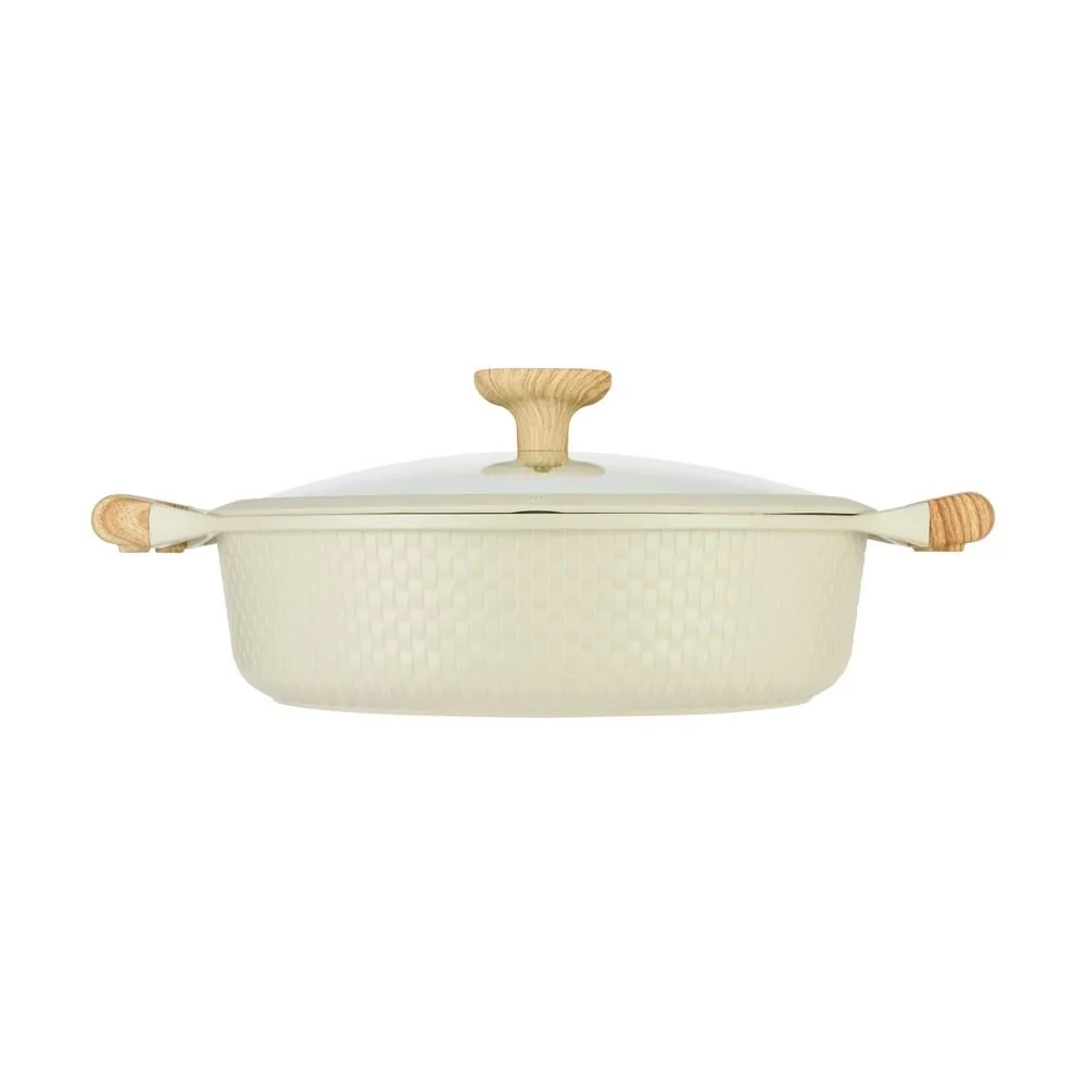 SHALLOW POT D28CM 4.1L/BEIGE 93806 RESTO - Image 2