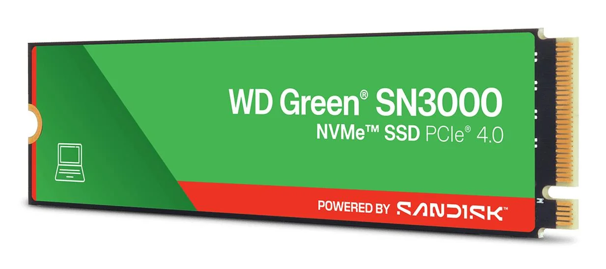 SSD SANDISK 150xTBW rating MTBF 1.75 h NVMe Yes PCI Express 4.0 M.2 1000 GB WDS100T4G1E-00CPS0 - Image 1
