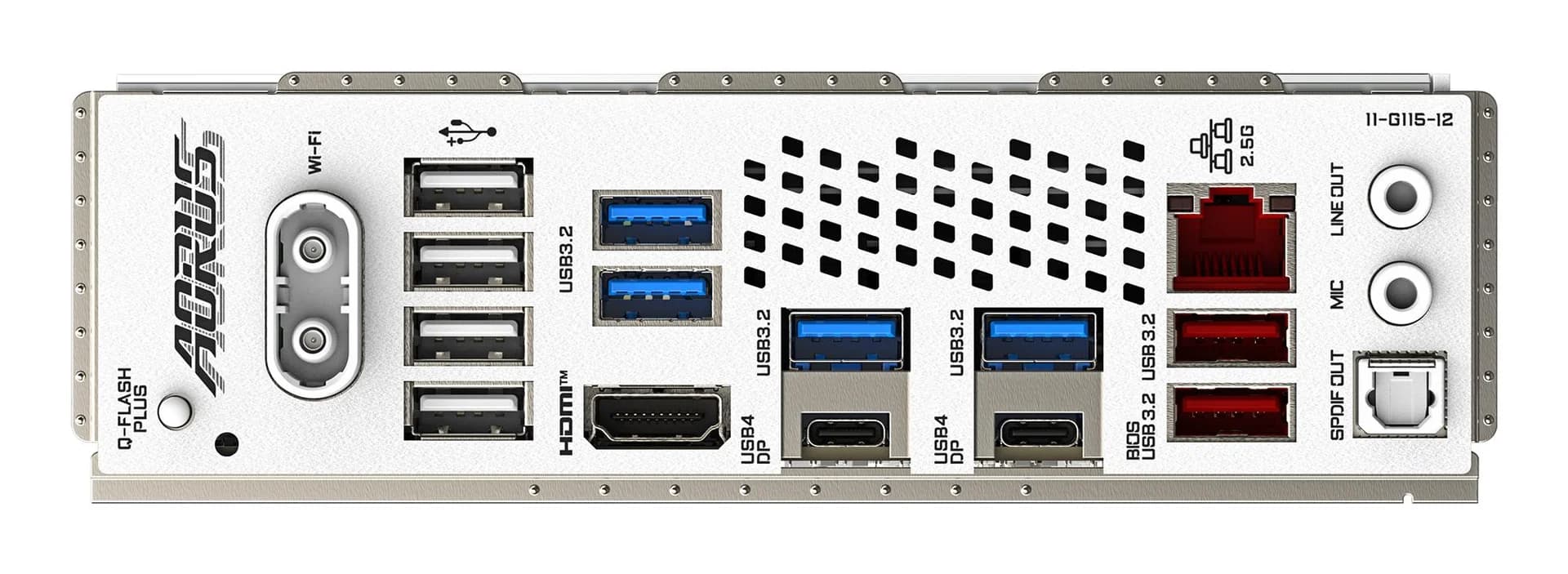 Mainboard GIGABYTE AMD X870E SAM5 ATX Memory DDR5 Memory slots 4 1xPCI-Express 3.0 2x 1xPCI-Express 4.0 4x	 1xPCI-Express 5.0 16x 4xM.2 1xHDMI 4xUSB 2.0 6xUSB 3.2 2xUSB-C 1xOptical S/PDIF 1xRJ45 2xAudio port X870AELITEWF7ICE1.1 - Image 5