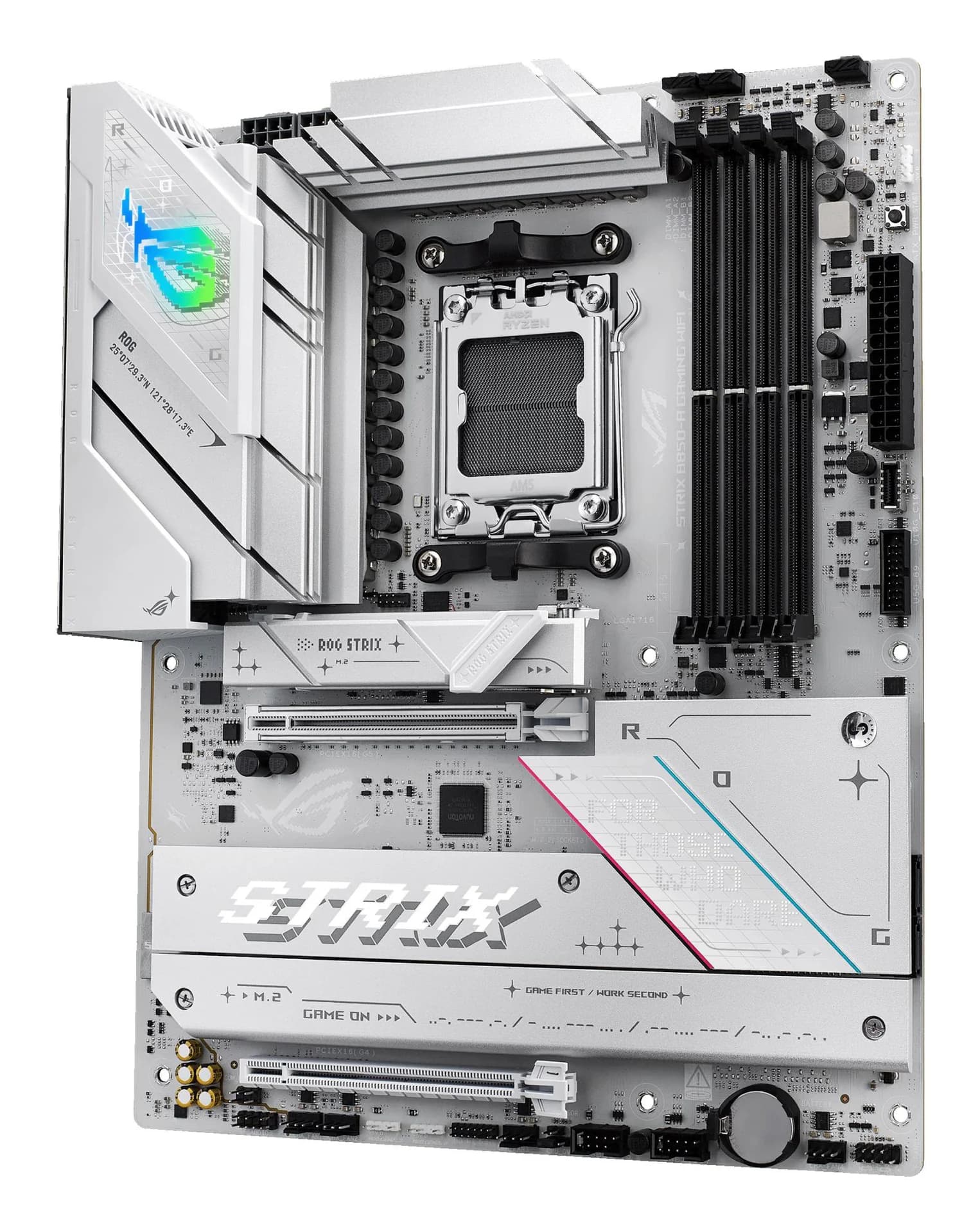 Mainboard|ASUS|AMD B850|SAM5|ATX|Memory DDR5|Memory slots 4|1xPCI-Express 4.0 16x|1xPCI-Express 5.0 16x|4xM.2|1xHDMI|1xDisplayPort|12xUSB 2.0|3xUSB-C|1xOptical S/PDIF|1xRJ45|2xAudio port|STRIXB850-AGAMINGWIFI - Image 4