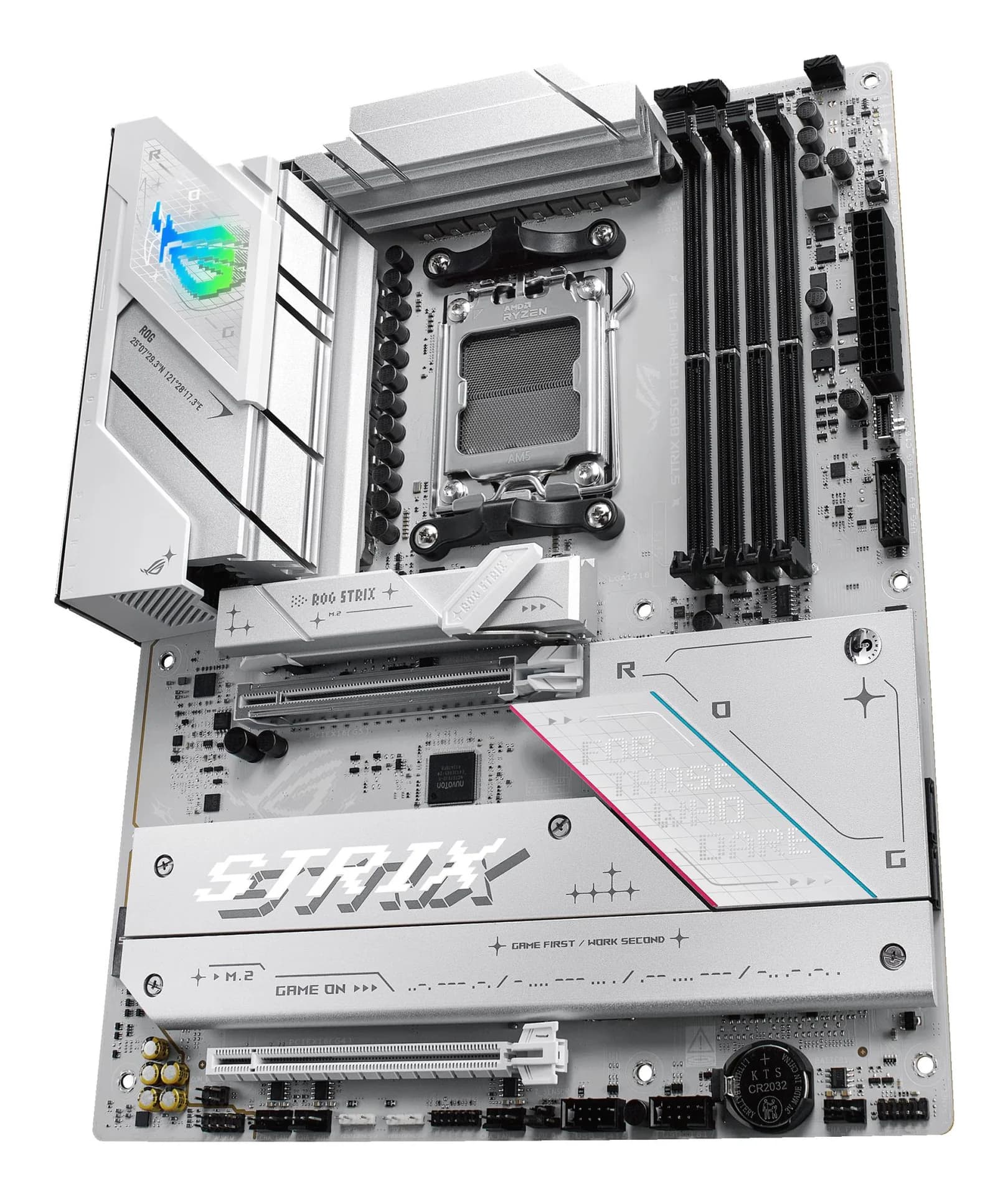 Mainboard|ASUS|AMD B850|SAM5|ATX|Memory DDR5|Memory slots 4|1xPCI-Express 4.0 16x|1xPCI-Express 5.0 16x|4xM.2|1xHDMI|1xDisplayPort|12xUSB 2.0|3xUSB-C|1xOptical S/PDIF|1xRJ45|2xAudio port|STRIXB850-AGAMINGWIFI - Image 6