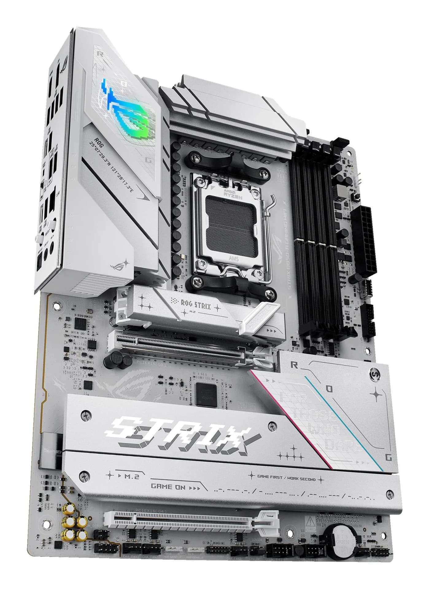 Mainboard|ASUS|AMD B850|SAM5|ATX|Memory DDR5|Memory slots 4|1xPCI-Express 4.0 16x|1xPCI-Express 5.0 16x|4xM.2|1xHDMI|1xDisplayPort|12xUSB 2.0|3xUSB-C|1xOptical S/PDIF|1xRJ45|2xAudio port|STRIXB850-AGAMINGWIFI - Image 7