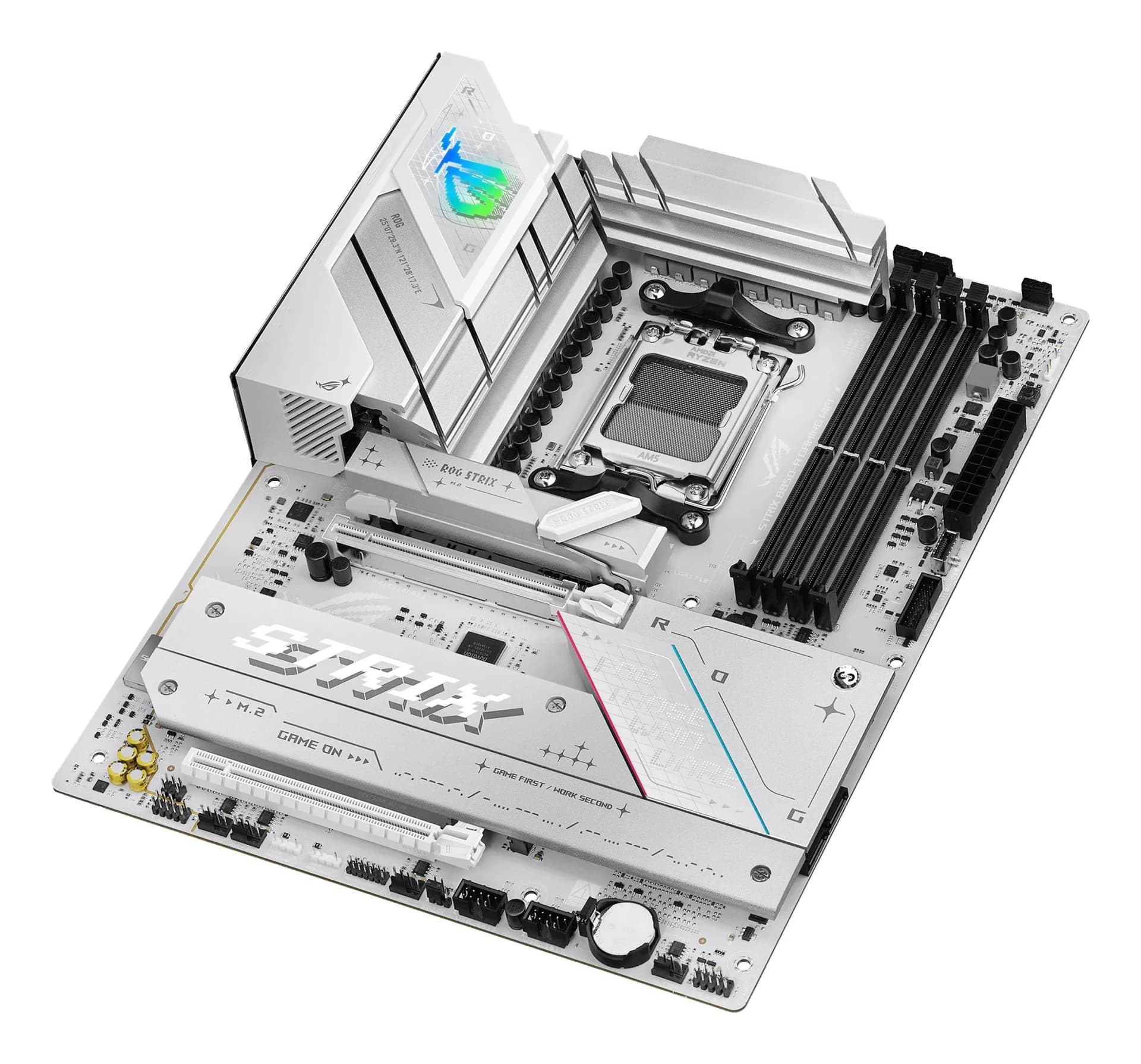 Mainboard|ASUS|AMD B850|SAM5|ATX|Memory DDR5|Memory slots 4|1xPCI-Express 4.0 16x|1xPCI-Express 5.0 16x|4xM.2|1xHDMI|1xDisplayPort|12xUSB 2.0|3xUSB-C|1xOptical S/PDIF|1xRJ45|2xAudio port|STRIXB850-AGAMINGWIFI - Image 8