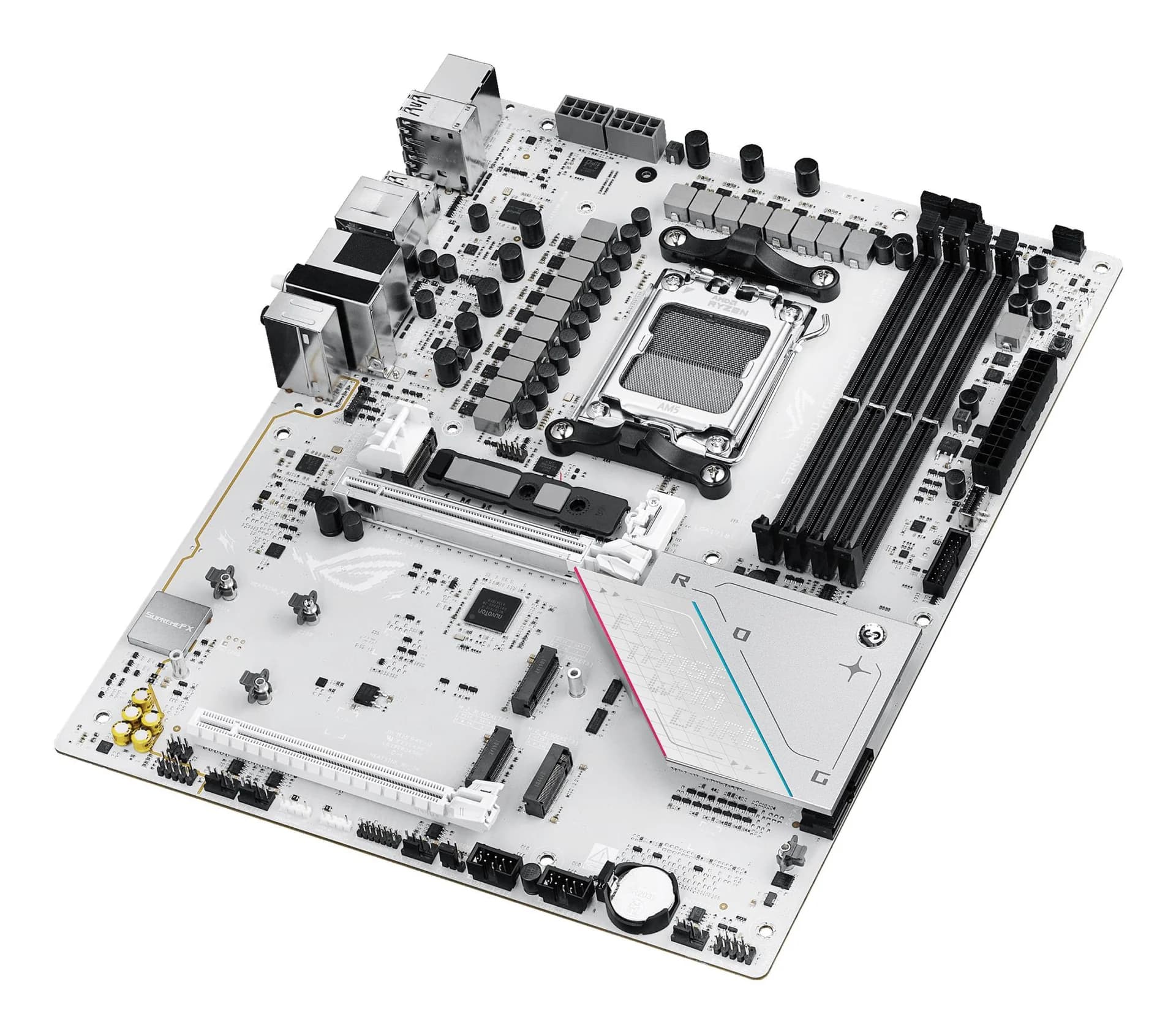 Mainboard|ASUS|AMD B850|SAM5|ATX|Memory DDR5|Memory slots 4|1xPCI-Express 4.0 16x|1xPCI-Express 5.0 16x|4xM.2|1xHDMI|1xDisplayPort|12xUSB 2.0|3xUSB-C|1xOptical S/PDIF|1xRJ45|2xAudio port|STRIXB850-AGAMINGWIFI - Image 9