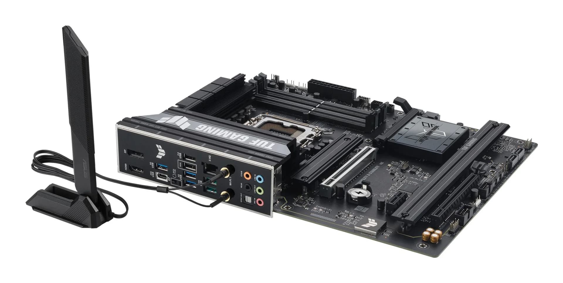Mainboard|ASUS|Intel B860 Express|LGA1851|ATX|Memory DDR5|Memory slots 4|1xPCI-Express 4.0 1x|1xPCI-Express 4.0 16x|1xPCI-Express 5.0 16x|3xM.2|1xHDMI|1xDisplayPort|2xUSB 2.0|3xUSB 3.0|2xUSB 3.2|1xUSB-C|1xOptical S/PDIF|1xRJ45|5xAudio port|TUFGAMINGB860-PLUSWIFI - Image 7