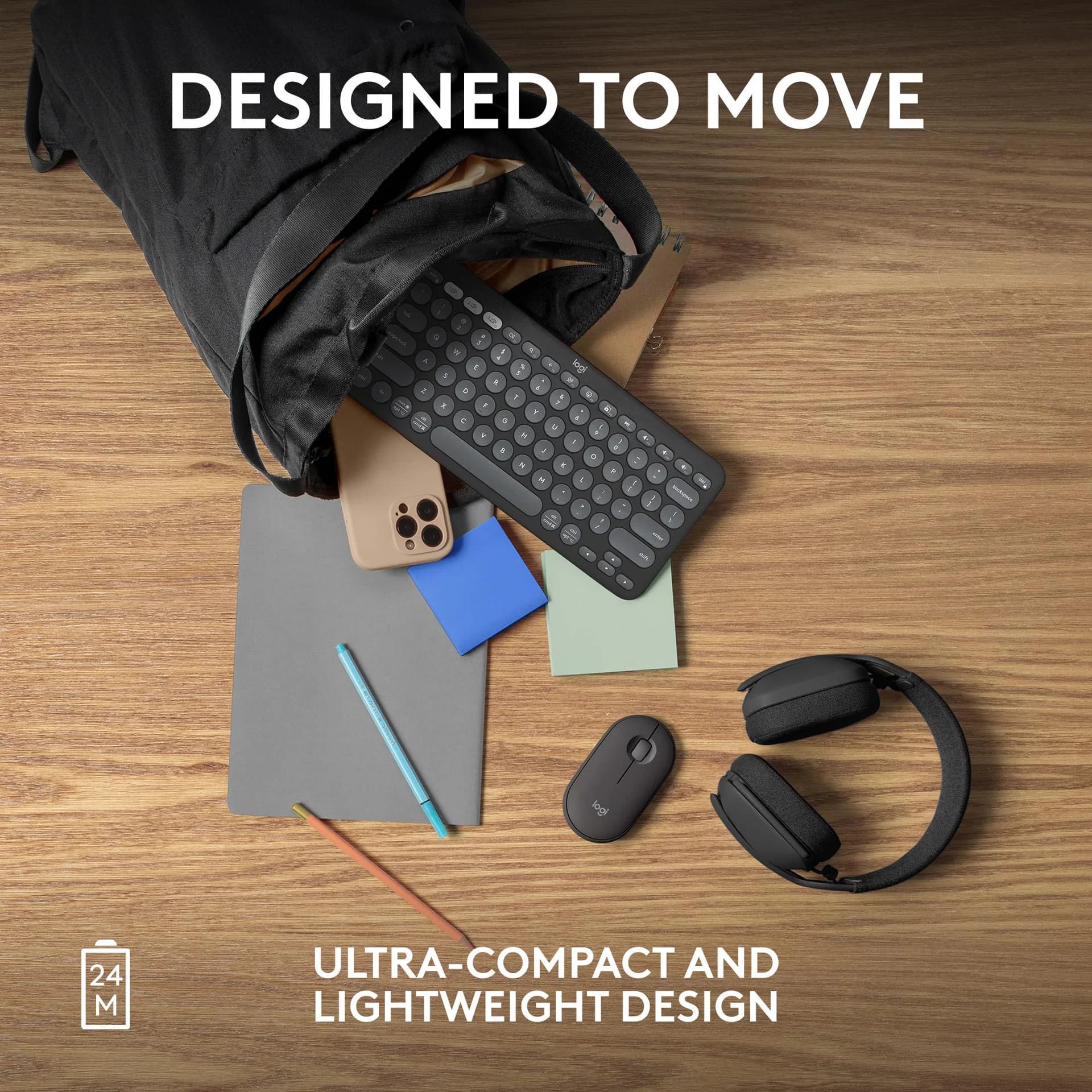 MOUSE USB OPTICAL WRL M350S/BLACK 910-007015 LOGITECH - Image 14