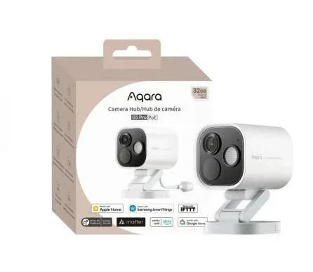 SMART HOME G5 PRO POE CAMERA/HUB WHITE CH-C03D-W AQARA - Image 1