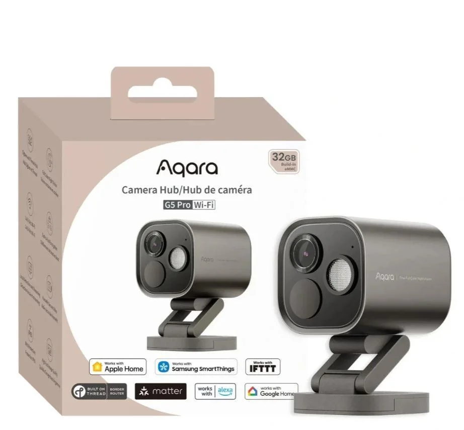 SMART HOME G5 PRO WI-FI CAMERA/HUB GRAY CH-C07D-G AQARA - Image 2