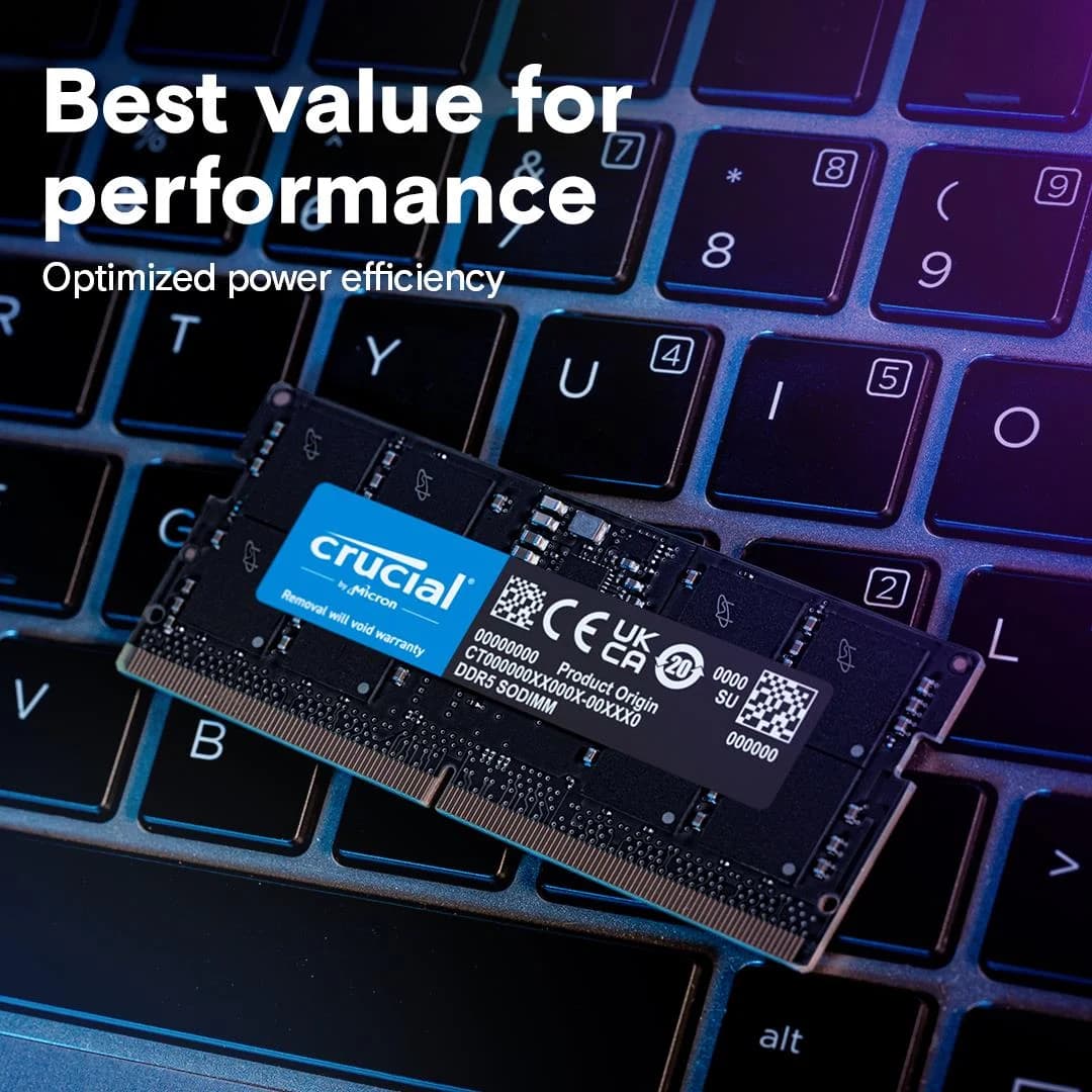 NB MEMORY 64GB DDR5-5600/SO CT64G56C46S5 CRUCIAL - Image 5