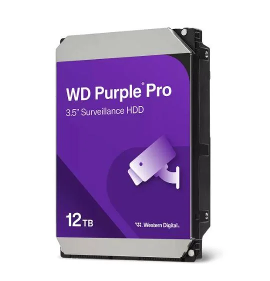 HDD WESTERN DIGITAL Purple Pro 12TB 512 MB 7200 rpm 3,5" WD122PURP - Image 1