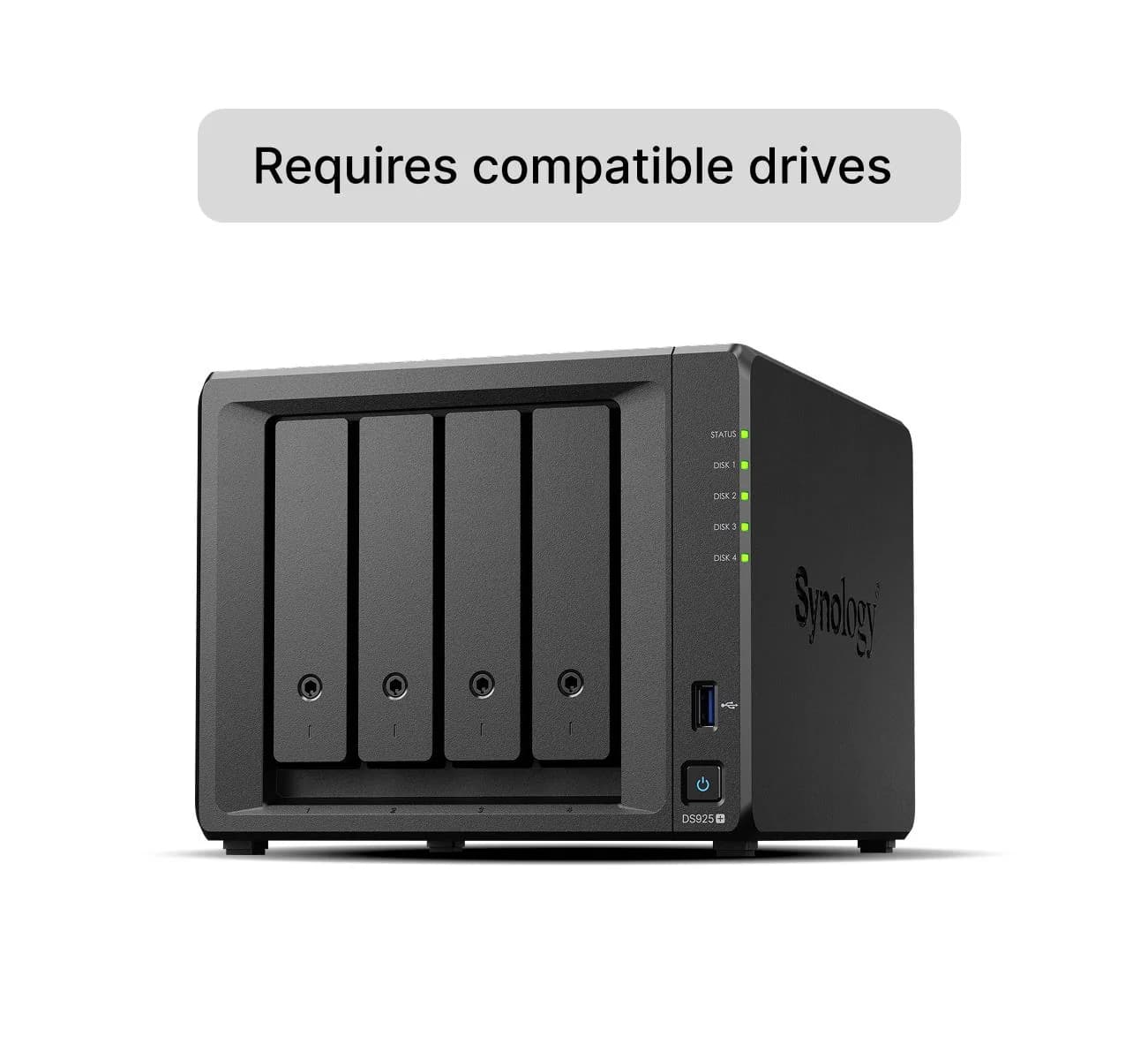 NAS STORAGE TOWER 4BAY/4GB DS925+ SYNOLOGY - Image 1