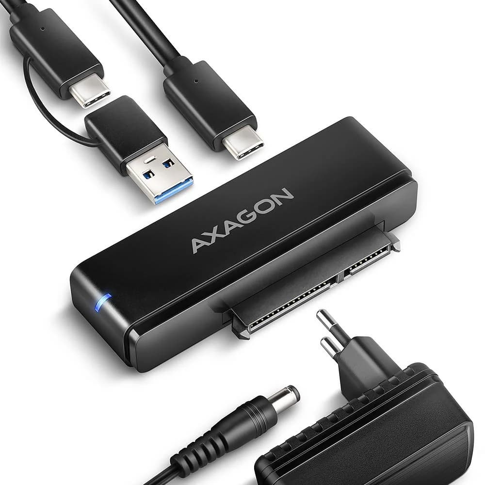 SSD ACC ADAPTER USB-C/SATA 6G/10GBPS 0.6M ADSA-FPX AXAGON - Image 1