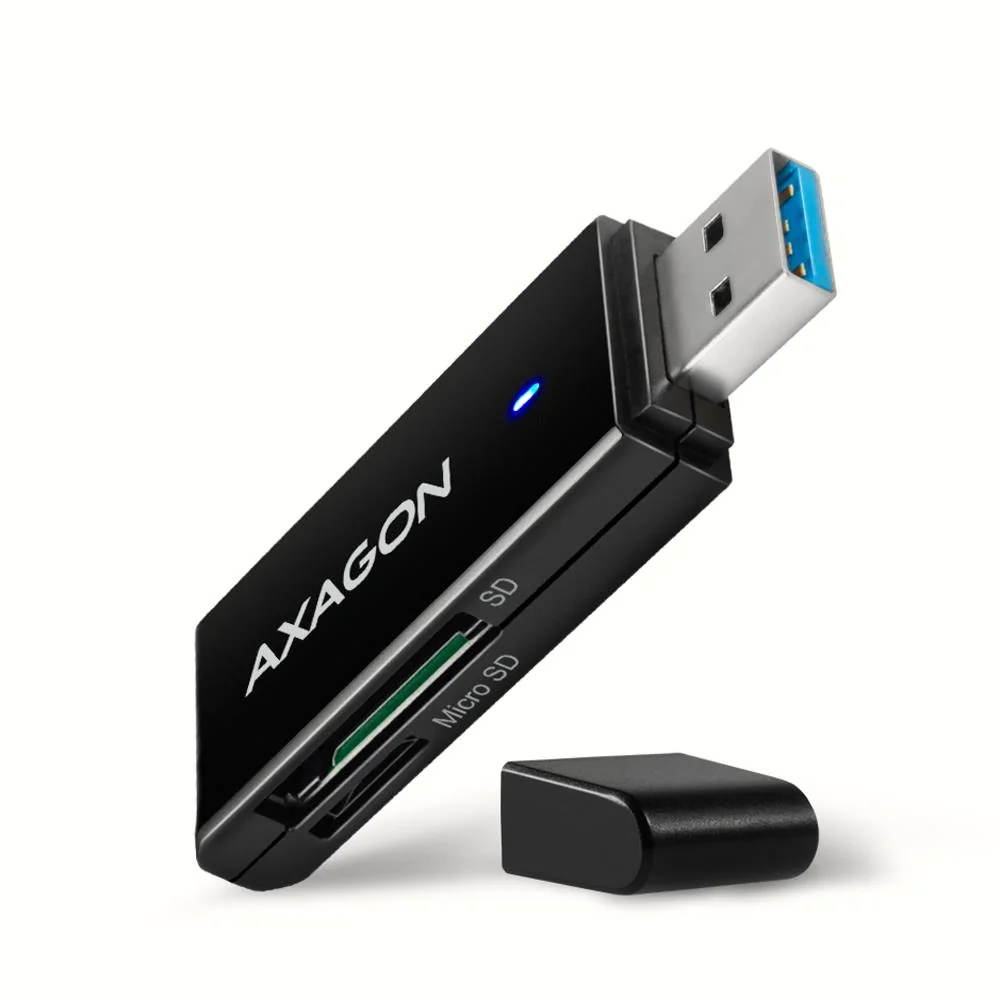 MEMORY READER USB3.2/SD/MICROSD CRE-S2N AXAGON - Image 1