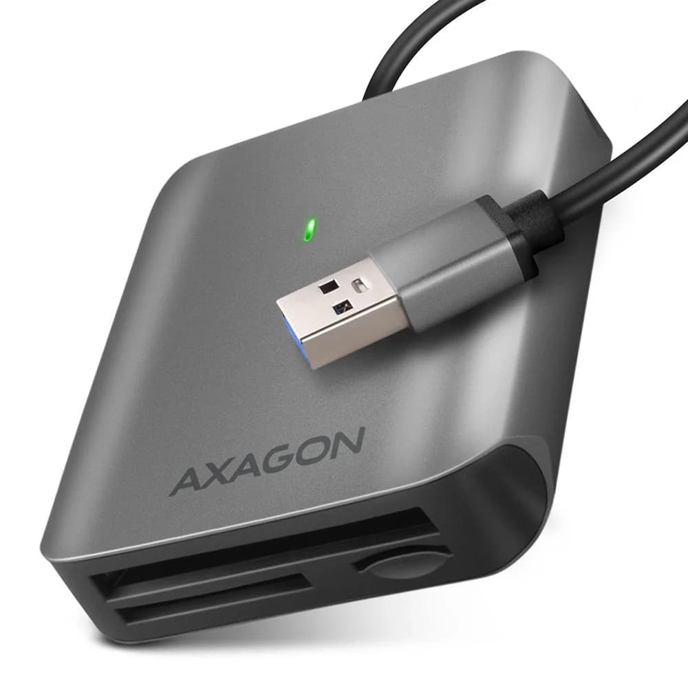 MEMORY READER USB3.2 3-SLOT/SD/MICROSD/CF CRE-S3 AXAGON - Image 1