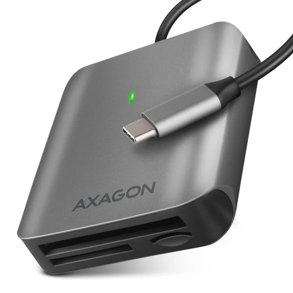 MEMORY READER USB-C 3-SLOT/SD/MICROSD/CF CRE-S3C AXAGON - Image 1