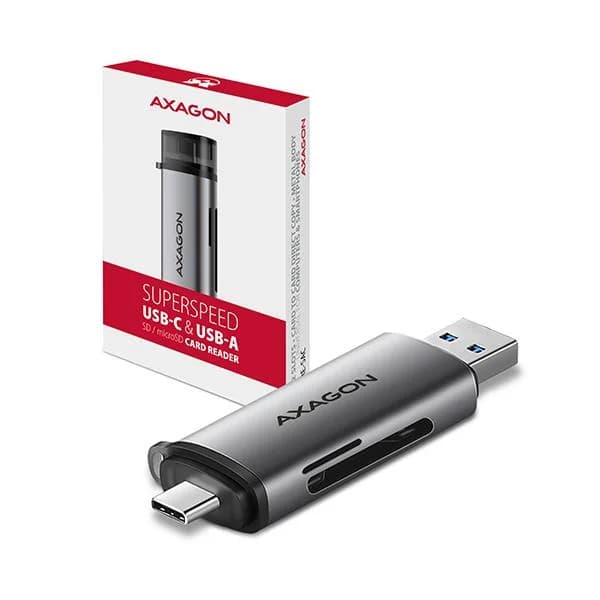 MEMORY READER USB-C+USB3.2 2SL/SD/MICROSD CRE-SAC AXAGON - Image 12