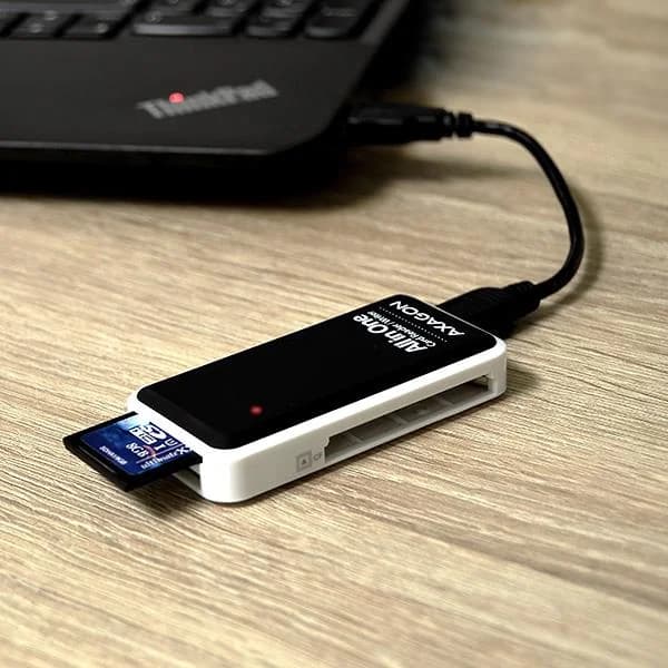 MEMORY READER MINI 5-SLOT/USB2.0 0.1M CRE-X1 AXAGON - Image 6