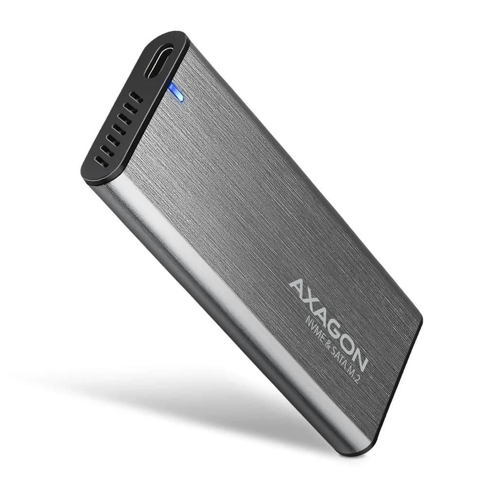 SSD ACC ENCLOSURE M.2 NVME/SATA USB-C EEM2-SG2 AXAGON - Image 1
