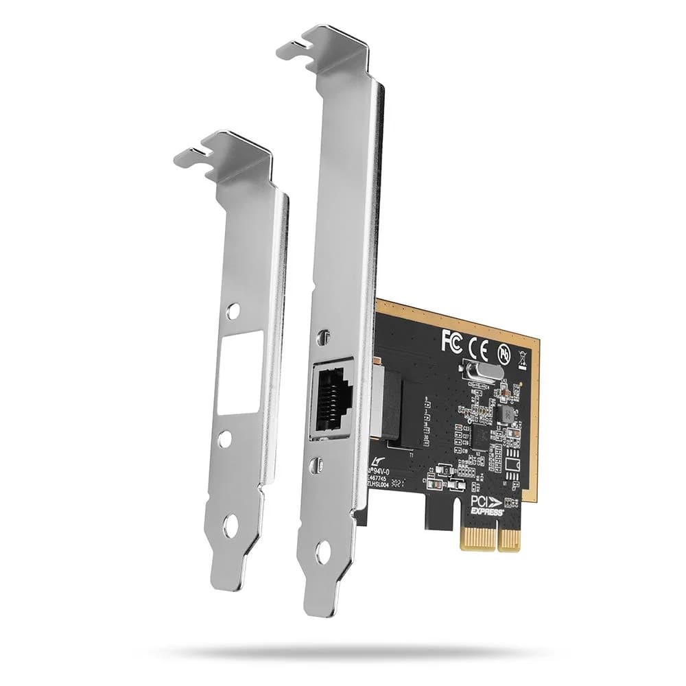 NET CARD PCIE 1GBE 1PORT/SP&LP PCEE-GRF AXAGON - Image 1