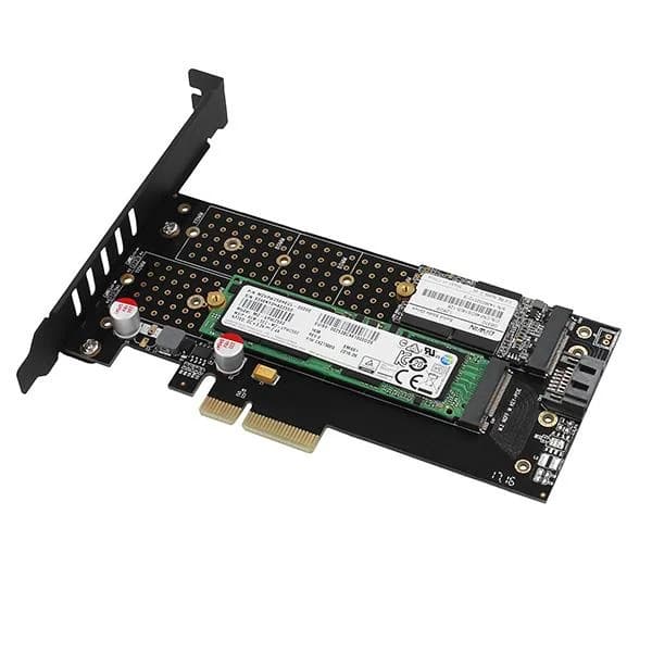 SSD ACC ADAPTER NVME/SATA/M.2/PCIE SP&LP PCEM2-DC AXAGON - Image 5