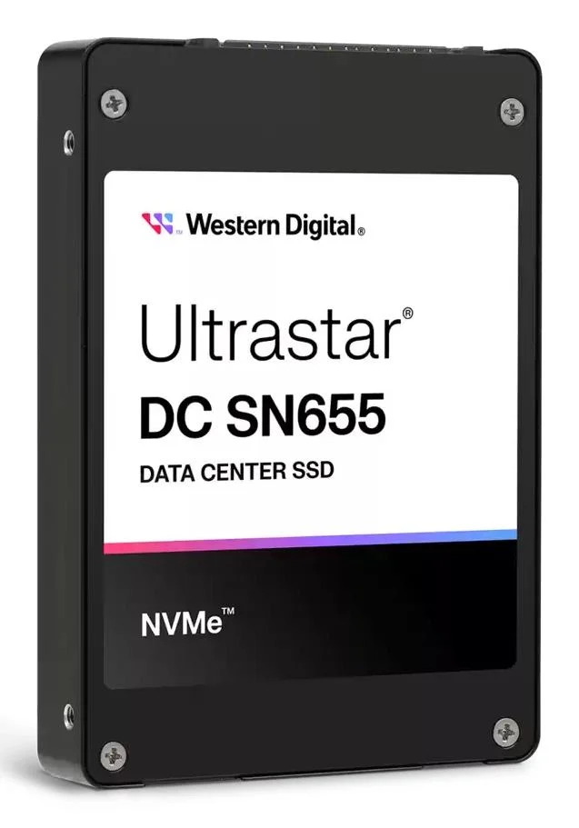 SSD WESTERN DIGITAL SSD series Ultrastar DC SN655 3.84TB PCIe Gen4 NVMe NAND flash technology TLC Write speed 2600 MBytes/sec Read speed 6800 MBytes/sec Form Factor U.3 MTBF 25000000 hours 0TS2461 - Image 3