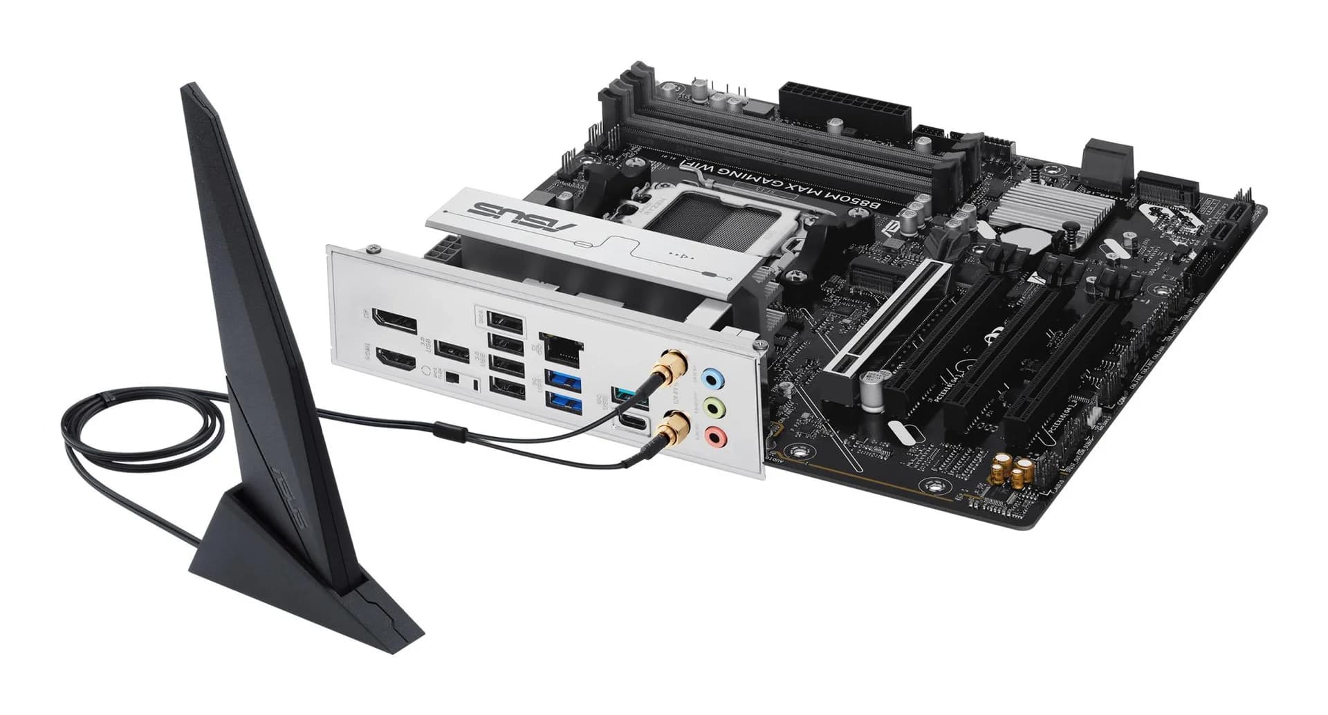 Mainboard|ASUS|AMD B850|SAM5|Micro-ATX|Memory DDR5|Memory slots 4|3xPCI-Express 4.0 16x|1xPCI-Express 5.0 16x|3xM.2|1xHDMI|1xDisplayPort|5xUSB 2.0|2xUSB 3.2|2xUSB-C|1xRJ45|3xAudio port|B850MMAXGAMINGWIFI - Image 6