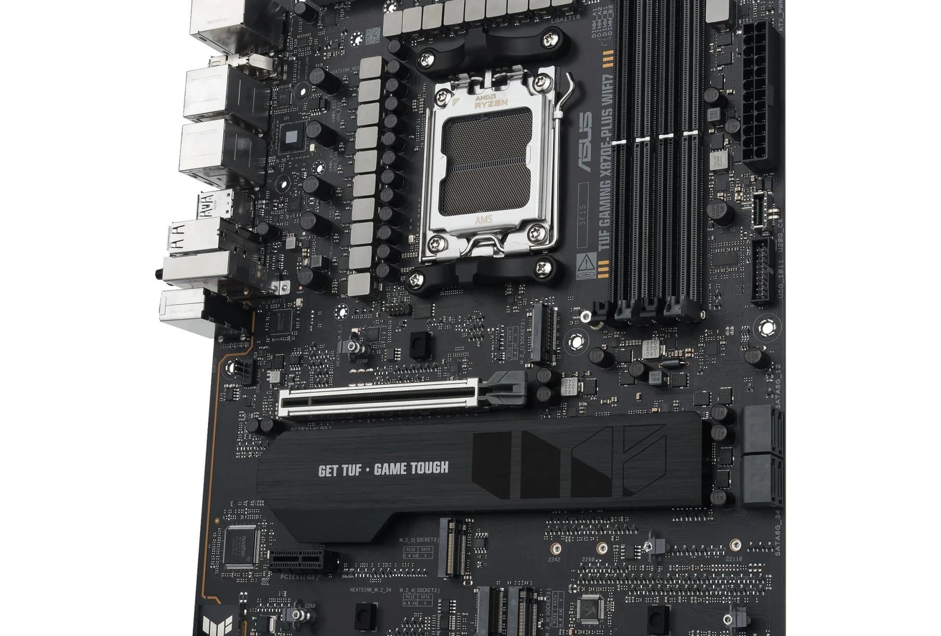 Mainboard|ASUS|AMD X870E|SAM5|ATX|Memory DDR5|Memory slots 4|1xPCI-Express 3.0 1x|1xPCI-Express 4.0 16x|1xPCI-Express 5.0 16x|4xM.2|1xHDMI|4xUSB 2.0|7xUSB 3.2|2xUSB-C|1xRJ45|3xAudio port|TUFGAMX870E-PLUSWIFI7 - Image 10