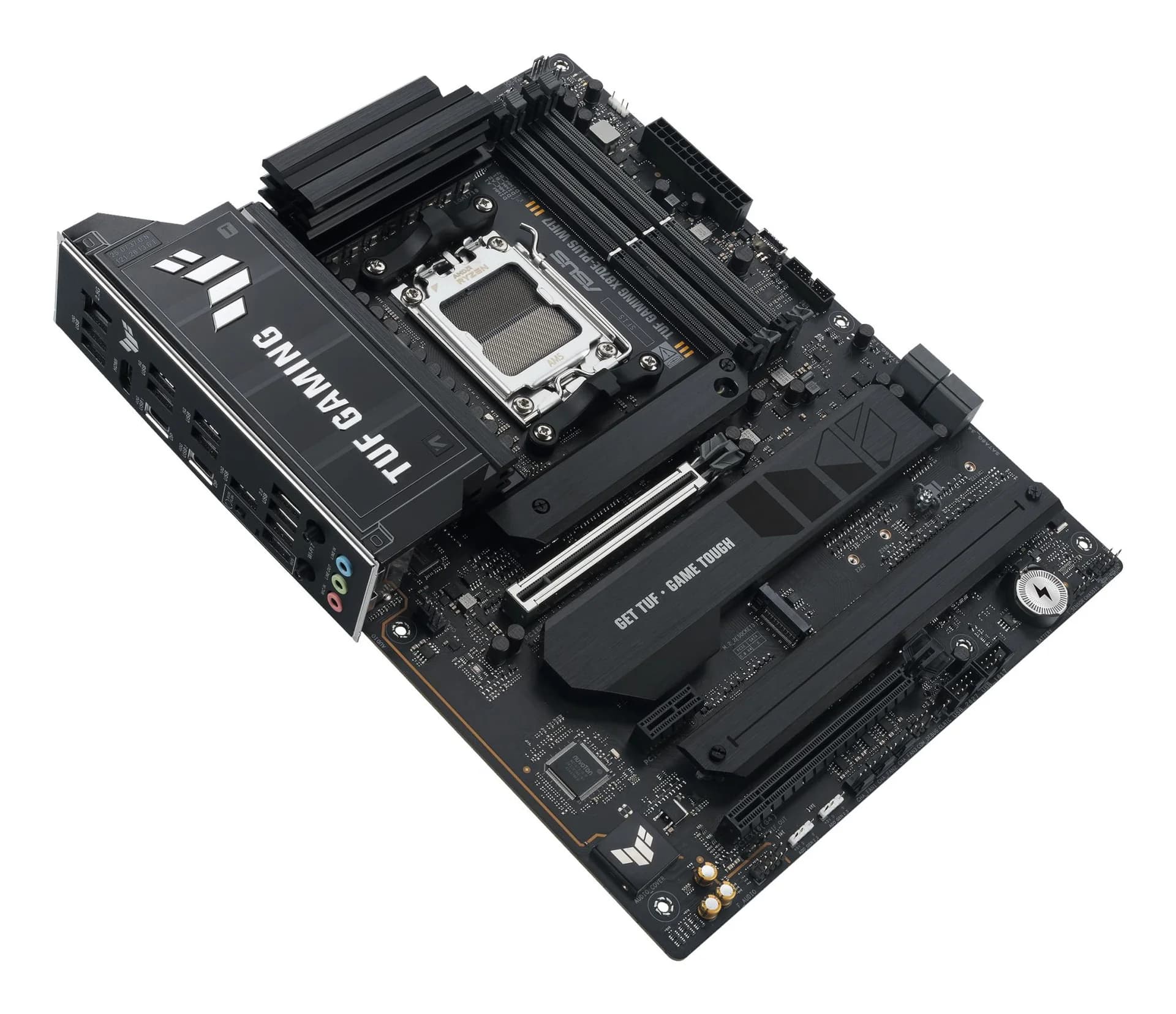 Mainboard|ASUS|AMD X870E|SAM5|ATX|Memory DDR5|Memory slots 4|1xPCI-Express 3.0 1x|1xPCI-Express 4.0 16x|1xPCI-Express 5.0 16x|4xM.2|1xHDMI|4xUSB 2.0|7xUSB 3.2|2xUSB-C|1xRJ45|3xAudio port|TUFGAMX870E-PLUSWIFI7 - Image 6