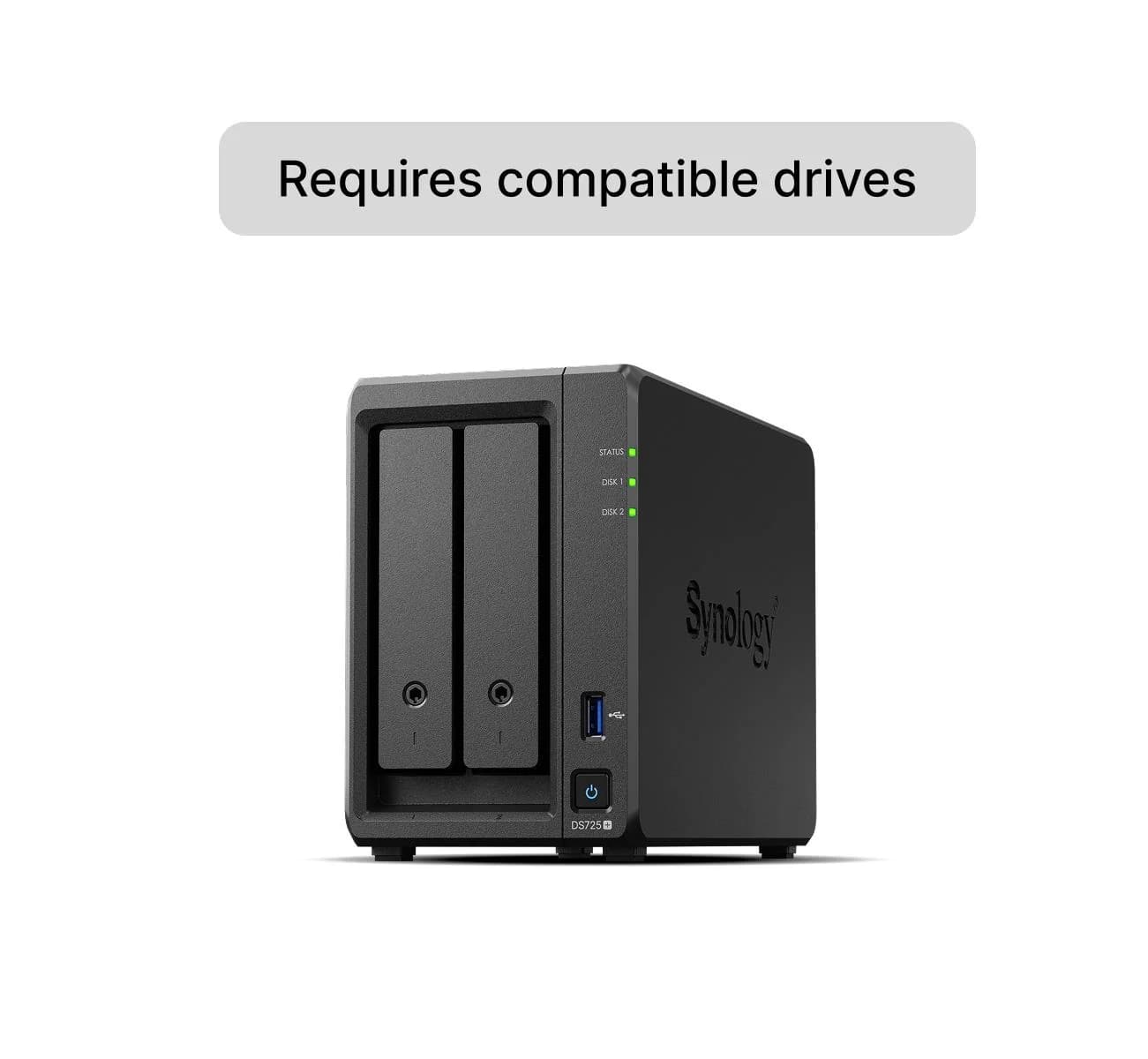 NAS STORAGE TOWER 2BAY/NO HDD DS725+ SYNOLOGY - Image 1