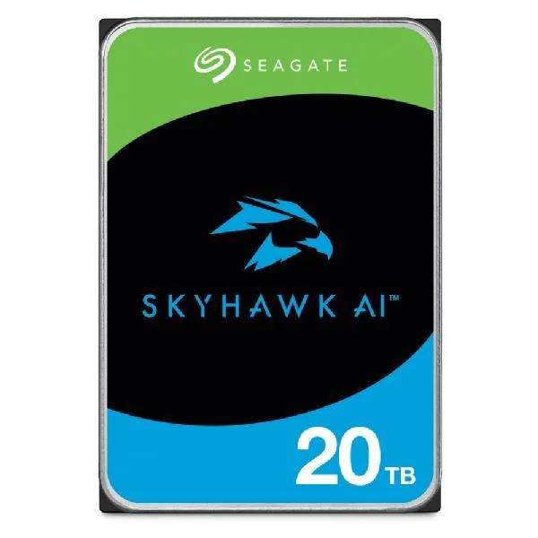 HDD SEAGATE SkyHawk AI 20TB 256 MB 7200 rpm Discs/Heads 10/20 3,5" ST20000VE003 - Image 1