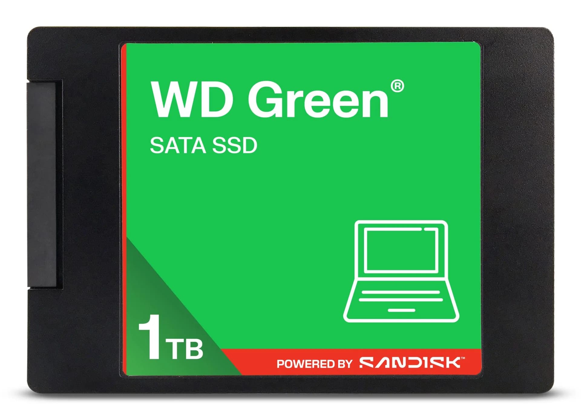 SSD SANDISK Green POWERED BY SANDISK 1000 GB Serial ATA III Read speed 545 MB/s 2.5" WDS100T5G0A-00CPT0 - Image 1