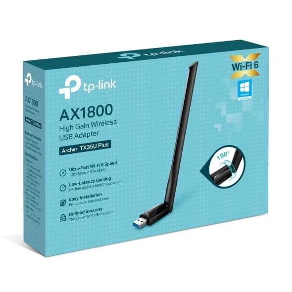 WRL ADAPTER 1800MBPS USB/ARCHER TX35U PLUS TP-LINK - Image 4